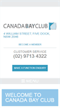 Mobile Screenshot of canadabayclub.com.au